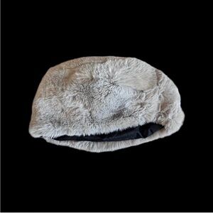 Men's Luxurious Faux Fur Hat in Cream